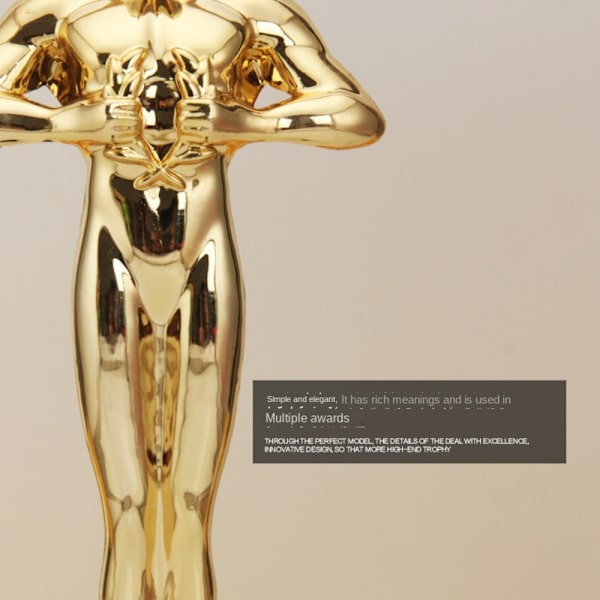 Oscar Trophy Awards Liten guldstaty 21CM 21cm