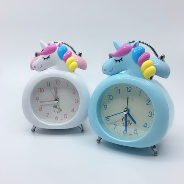 Unicorn Bell Väckarklocka Tecknad idé pink