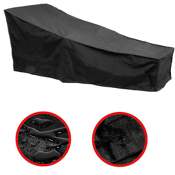 Mordely Waterproof Dustproof Garden Patio Rattan Sun Bed Lounger Cover Protect