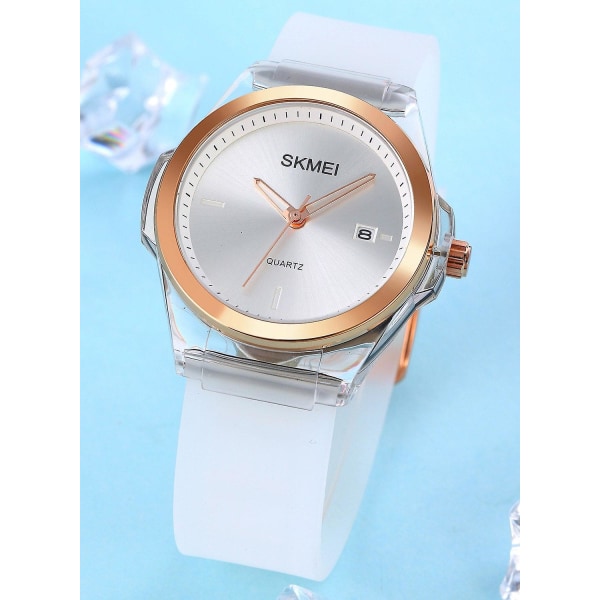 Mordely Women's Fashion Simple Luxury Brand Quartz Ladies Plastic Waterproof Watch 1792