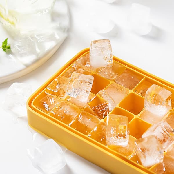 Mordely Ice Cube Tray Silicone Easy Release Flexible Trays Molds