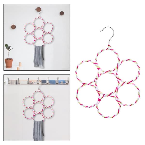 Scarf Hanger Scarf Holder 7 LOOP SCARF HOLDER 7 LOOP SCARF 7 loop scarf holder