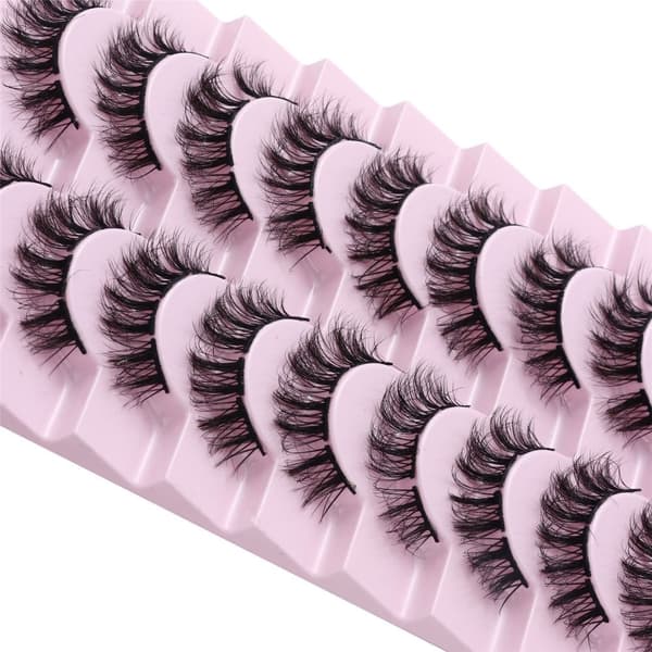 Mordely 10 Par Cluster Lashes Russian Strip Lashes Z01