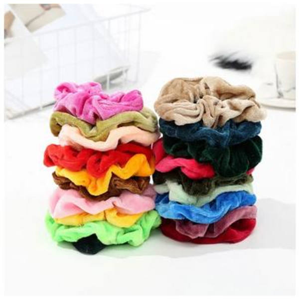 Mordely 36st Velvet hair Scrunchies, hårsnoddar , hårband , Hair bands m