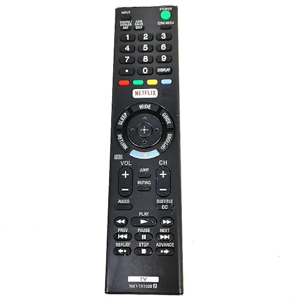 Mordely Rmt-tx102b For Sony Netflix Led Hdtv Remote Control Kdl40w657d Kdl40w659d Kdl48r555c Kdl48r557c Fern