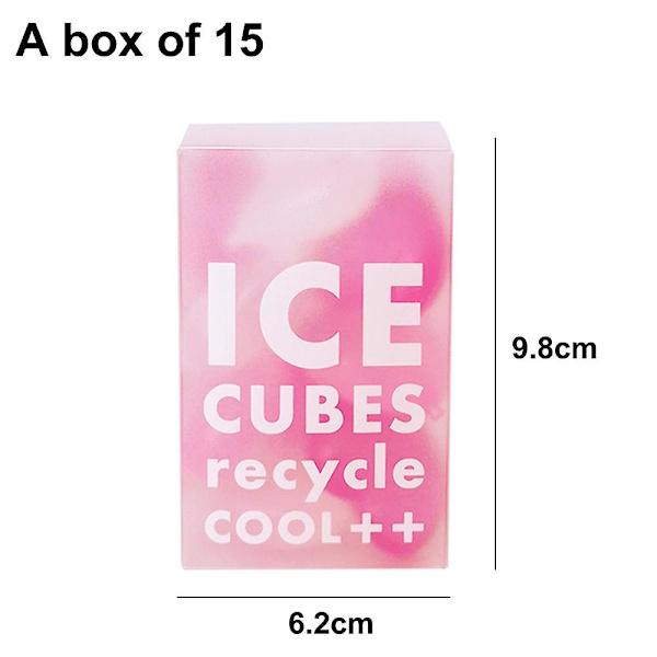 Mordely Reusable Ice Cubes For Drinks, Chills Drinks Without Diluting Them, Refreezable, Washable, Easy To Use