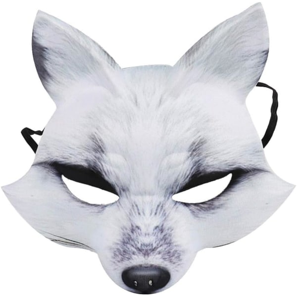 Mordely Fox Mask för Mask Party Cosplay A