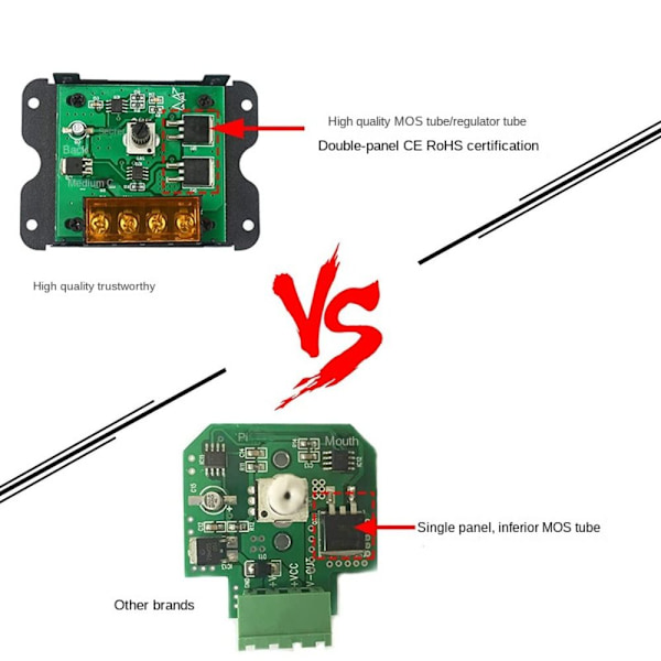 Mordely LED Dimmer Steglös Dimmer Switch Manuell Dimmer