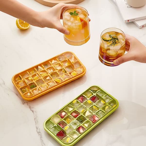 Mordely Ice Cube bricka Mould LILA DUBBELLAGER DUBBELLAGER Purple Double layer-Double layer
