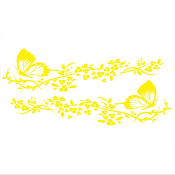 Mordely Bildekal GUL Yellow