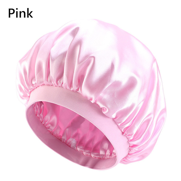 Mordely Stor Satin Bonnet Satin Sleeping Cap ROSA