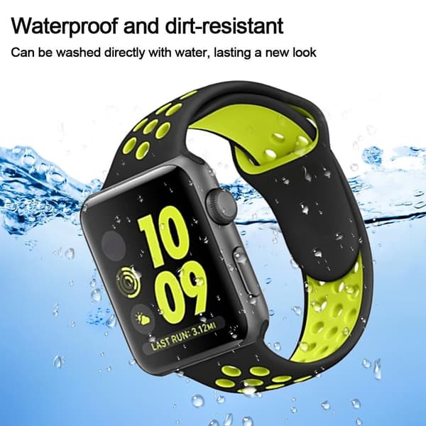 Mordely 2 st Loop Strap Watch Silikonrem 38/40/41MM 38/40/41mm