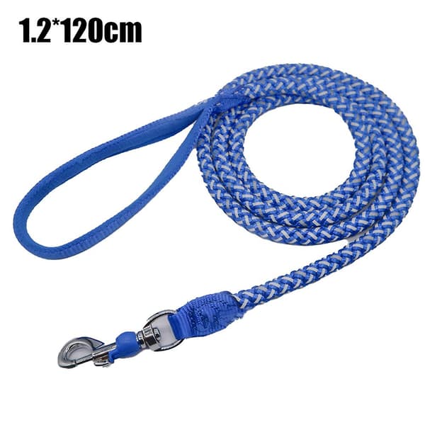 Mordely Reflective Threads Rope Dog Leash For Training And Walking