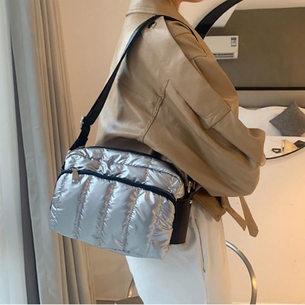 Axelväskor Crossbody dunväska SILVER silver