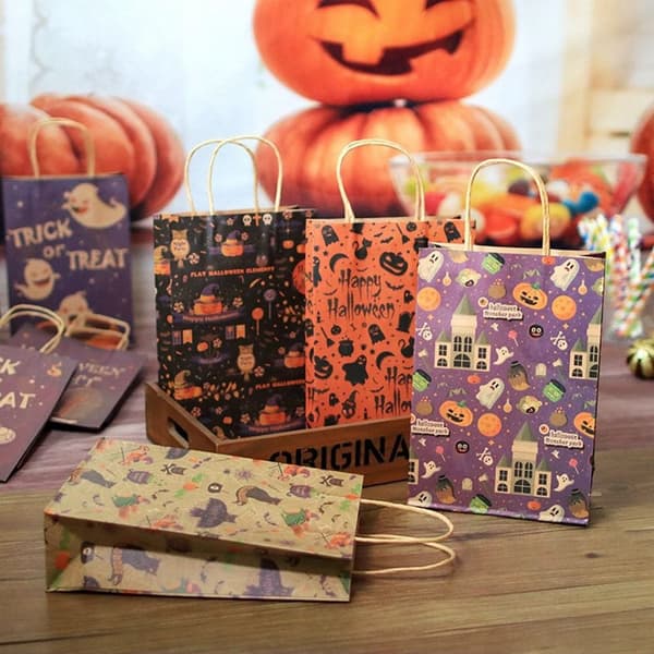 Halloween papperspåse Cookie Godispåse STIL 3 STIL 3 Style 3