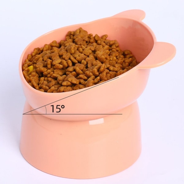 Mordely Pet Bowl High Feeding Bowl BLÅ Blue