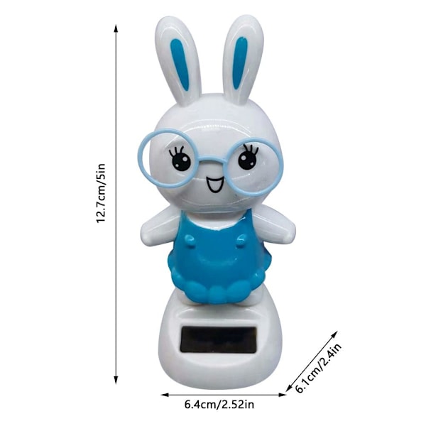 Mordely Solar Dansleksaker Swinging Rabbit Dancer ROSA Pink