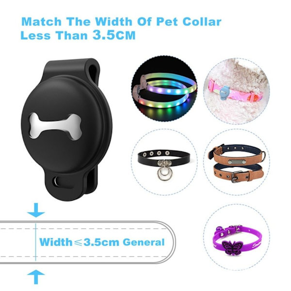 Mordely Pet GPS Tracker Tracking Tool Silikon case Blue