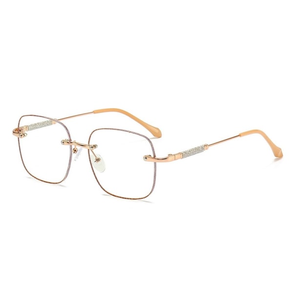 Mordely Anti-Blue Light Glasses Oversized Glasögon GULD Gold