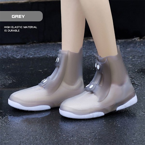 Mordely Shoe Covers Anti Skid Shoe GREY grey M