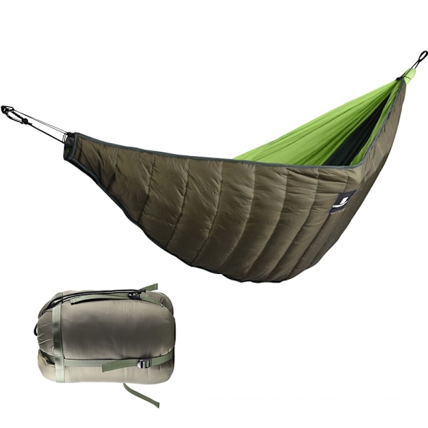 Mordely Camping Hängmatta Underquilt Bärbar Sovsäck Hängmatta army green