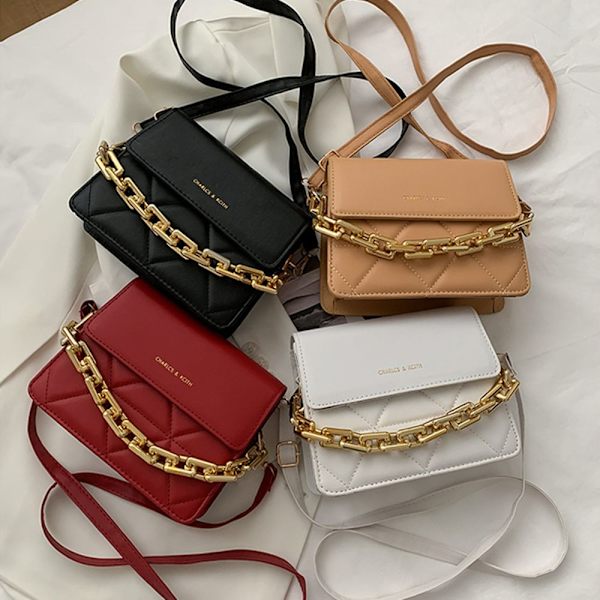 Mordely Crossbody Bags Rhombus kedjeväska KHAKI khaki