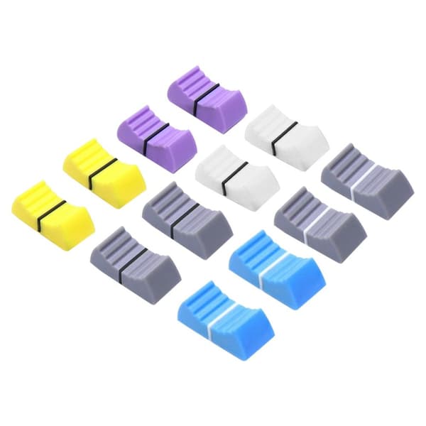 10ST Fader Knob Cap Touch Potentiometer Cap GRÅ grey