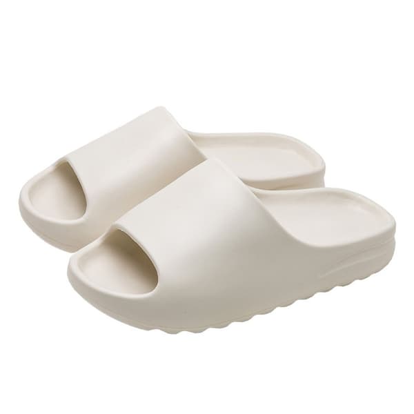 2023 Hemtofflor Tjock Plattform Badrum Molntofflor VIT white 36-37#-36-37#