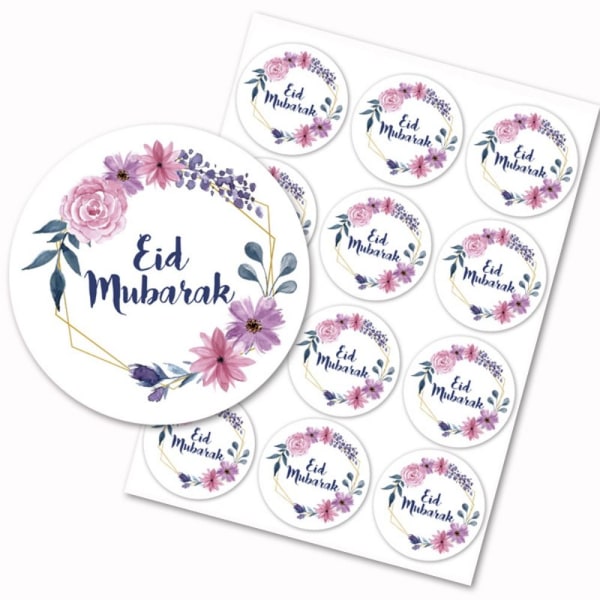 Mordely 1 STK EID Mubarak Sticker Label Seal Stickers