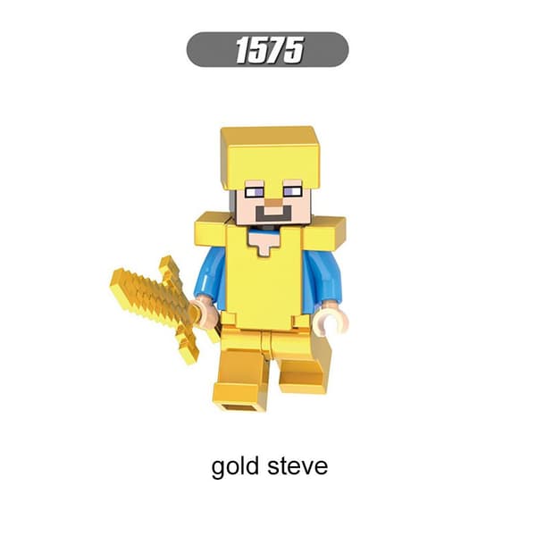Mordely Minecraf minifigurer byggstenar Minecraf actionfigur