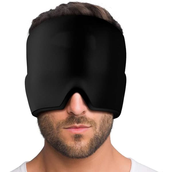 Mordely Huvudvärk Cap Ice Pack Hat SVART black