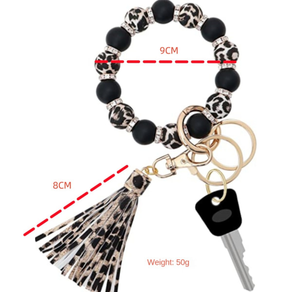 Mordely Armband Nyckelringar Bead Nyckelring 02