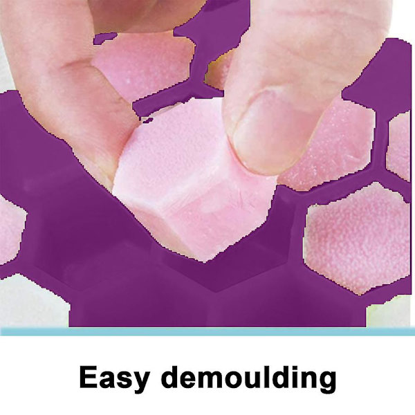 Mordely Ice Tray, Ice Tray For Making Hexagonal Ice, Includes 2 Trays