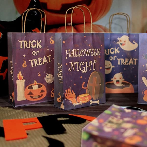 Halloween papperspåse Cookie Candy Bag STIL 2 STIL 2 Style 2