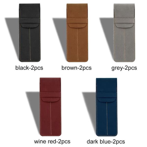 Mordely 2st Pennpåse Pappersväska BRUN 2ST brown 2pcs-2pcs