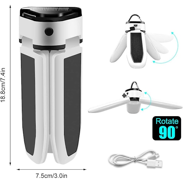 Mordely Rechargeable Camping Lantern, 30w 1000 Lumens 5 Modes Folding Hanging Camping Lamp, Portable Lamp For Patio Garden Bbq Hiking