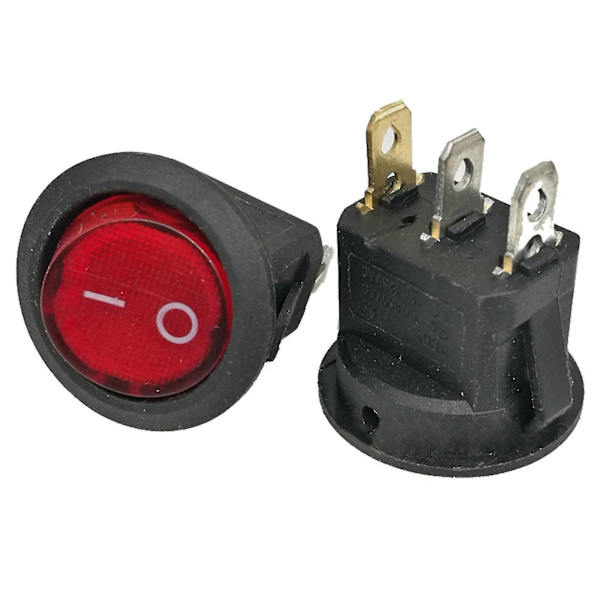 Yellow Led Lighted Rocker Toggle Switch Panel For Rv Truck Boat Electronic Power Button