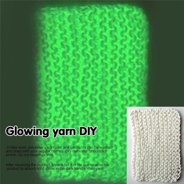 Mordely Luminous Chunky Yarn Glow in the Dark G002