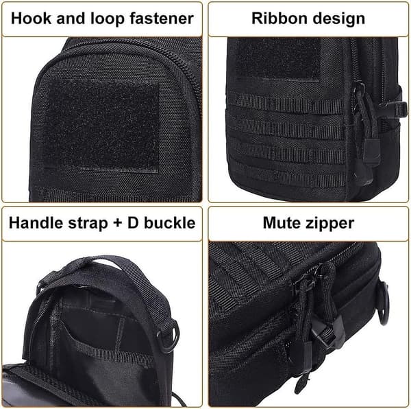 2023 Molle Multi-function Tactical Tool Bag - Military Edc Bag - Tactical Molle Pouch For Camping, Hiking, Cycling