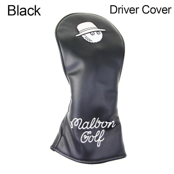 Mordely Golf Club Head Cover Golf Wood Cover SVART DRIVER COVER DRIVER Black Driver Cover-Driver Cover