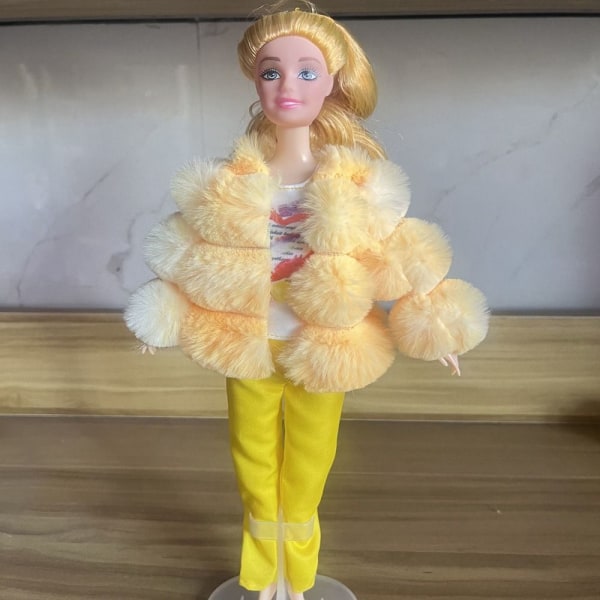 1/6 Dockkläder Cardigan Pälskläder 2