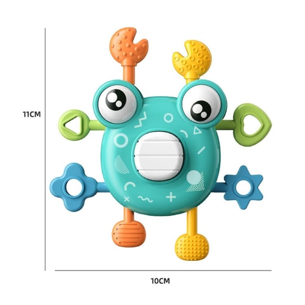 Mordely Toddler Montessori leksaker Krabba Baby sensorisk leksak tidig utbildning röd red