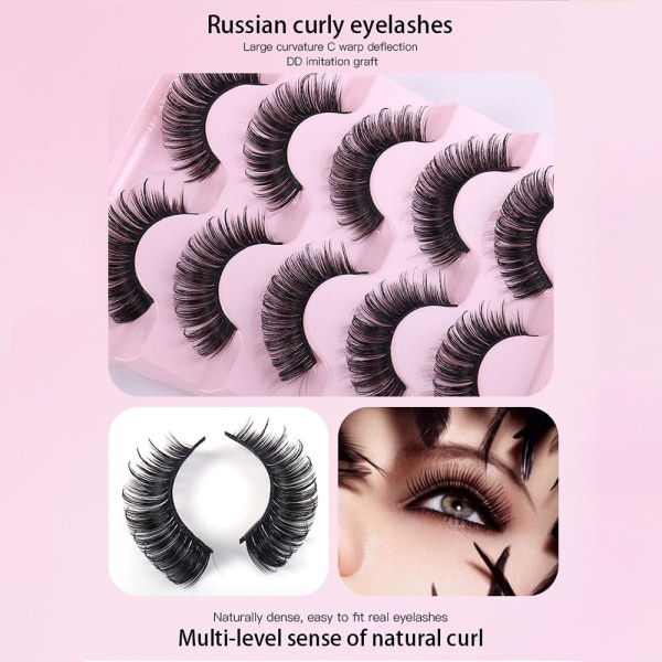 Mordely Lösögonfransar Russian Strip Lashes 5016