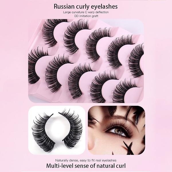 Mordely Lösögonfransar Russian Strip Lashes 5018