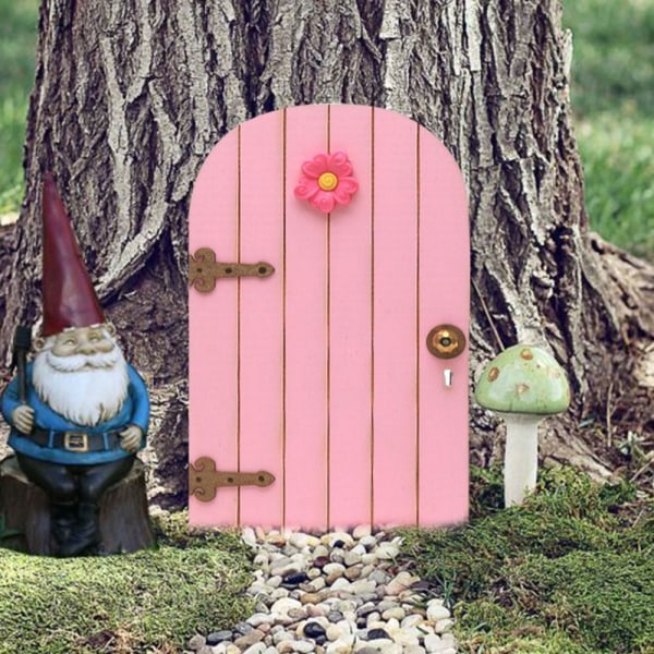 Mordely Fairy Gnome Dörrfigurer Elf Door Art Statyer 4