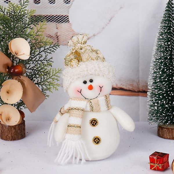 Santa snögubbe docka dekoration Snowman