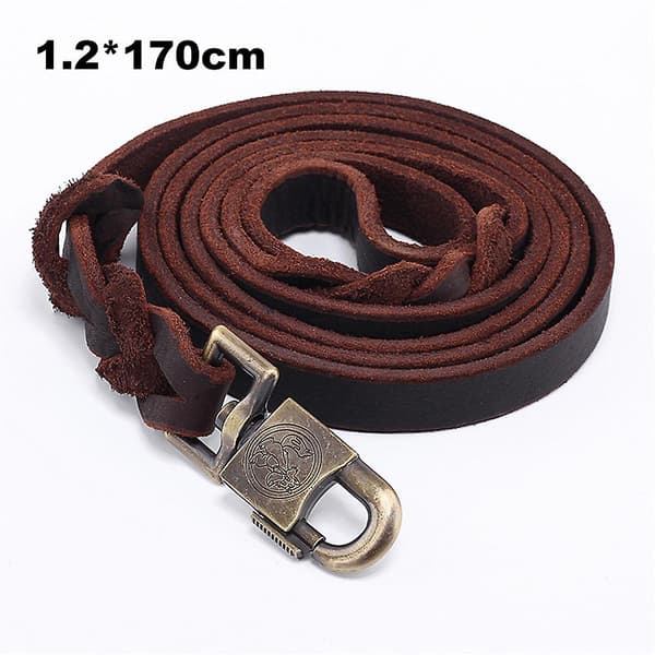 Leather Training Dog Leash