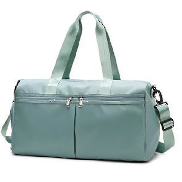 Sports Gym Bag Dry And Wet Separation Yoga Bag Storage Baglight Green
