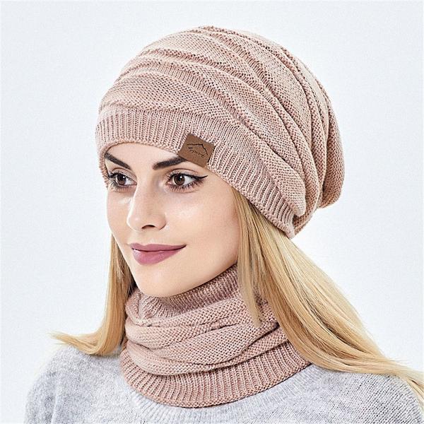 Mössor Scarf Set Häck Kepsar GRÅ grey