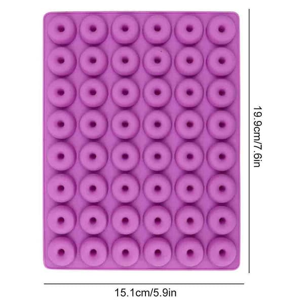Mini Donut Silicone Mold, Non-stick Coating, Food-safe, For Sweets